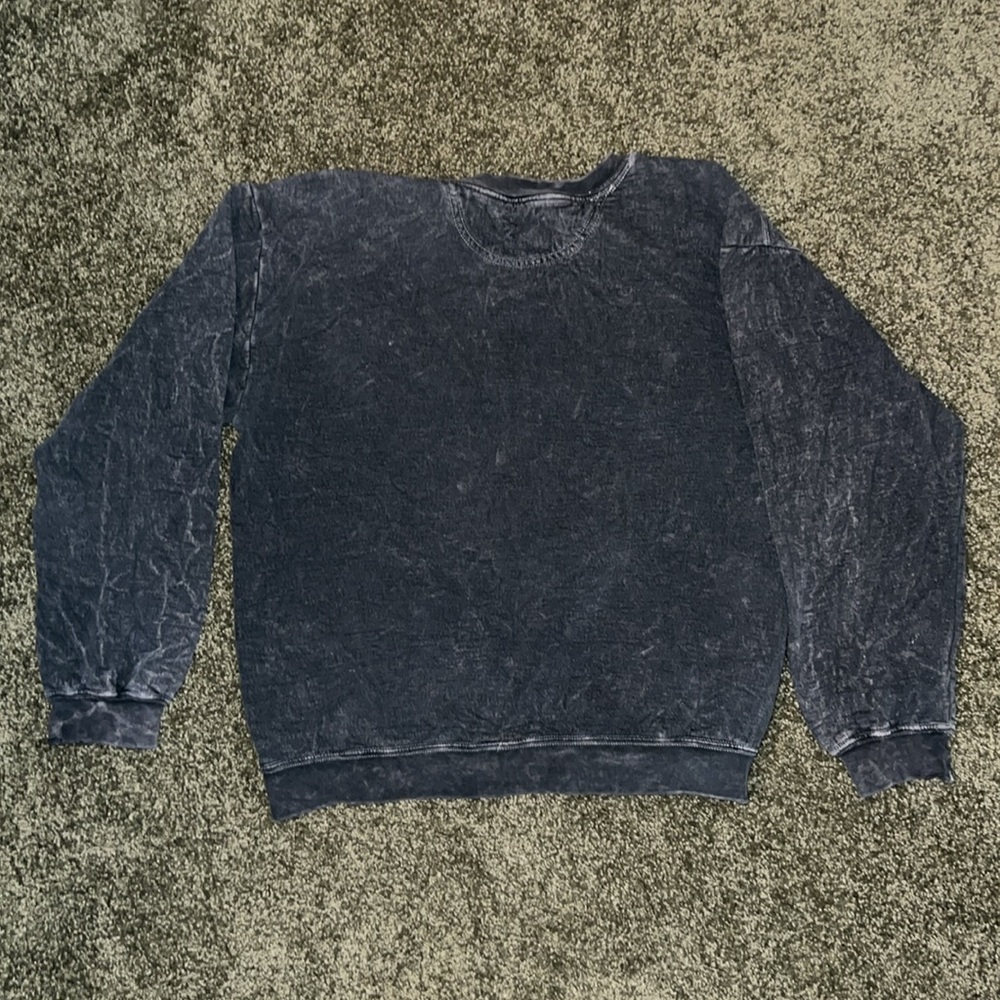 Guns N’ Roses Distressed Crewneck Sweatshirt - Charcoal - Size Large - Picture 4 of 4